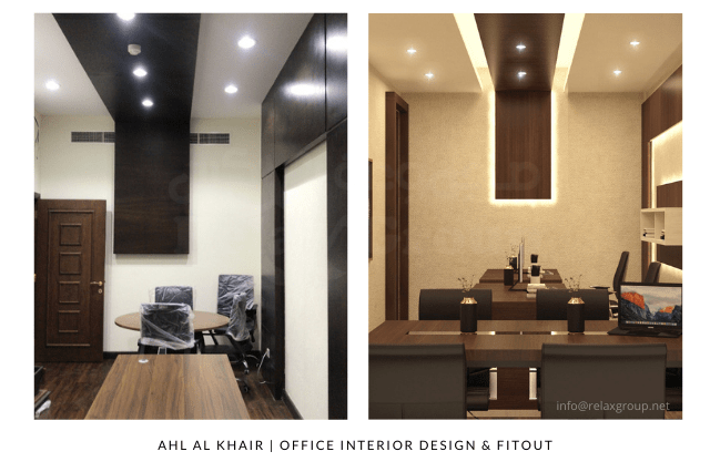 Office Interior Design & Fitout by ANGC Interiors for Ahl Al Khair in Dubai UAE