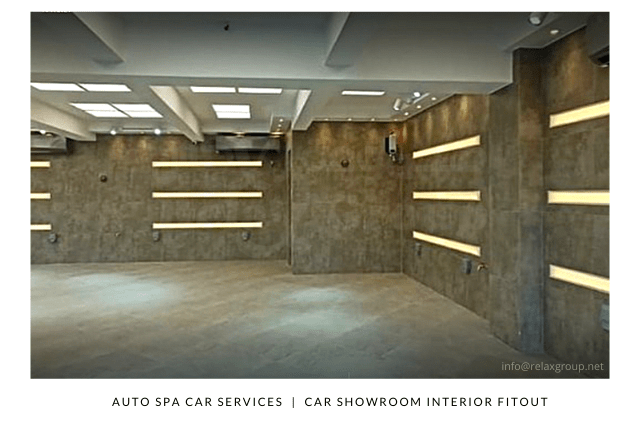 Interior Fitout  by ANGC Interiors for Autospa Car Services in Abu Dhabi UAE