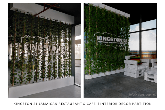 Restaurant Interior Design & Fitout Works done by ANGC Interiors for Kingston 21 restaurant in Abu Dhabi UAE